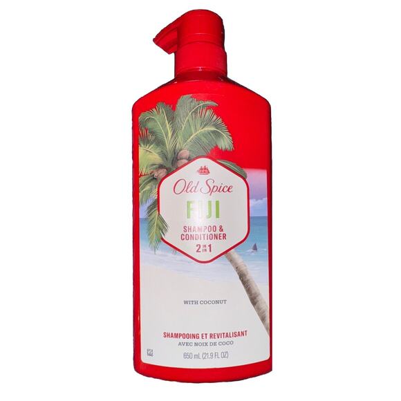 2 PACK Old Spice 2-in-1 Shampoo & Conditioner Set for Men 22 fl oz Each FIJI - Picture 3 of 6